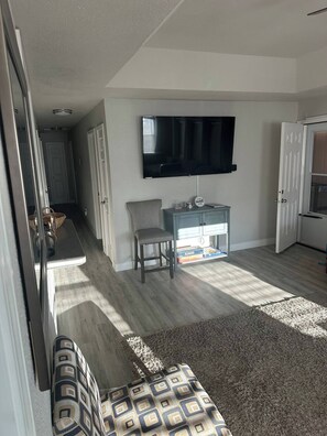 Smart TV, video games, table football, books