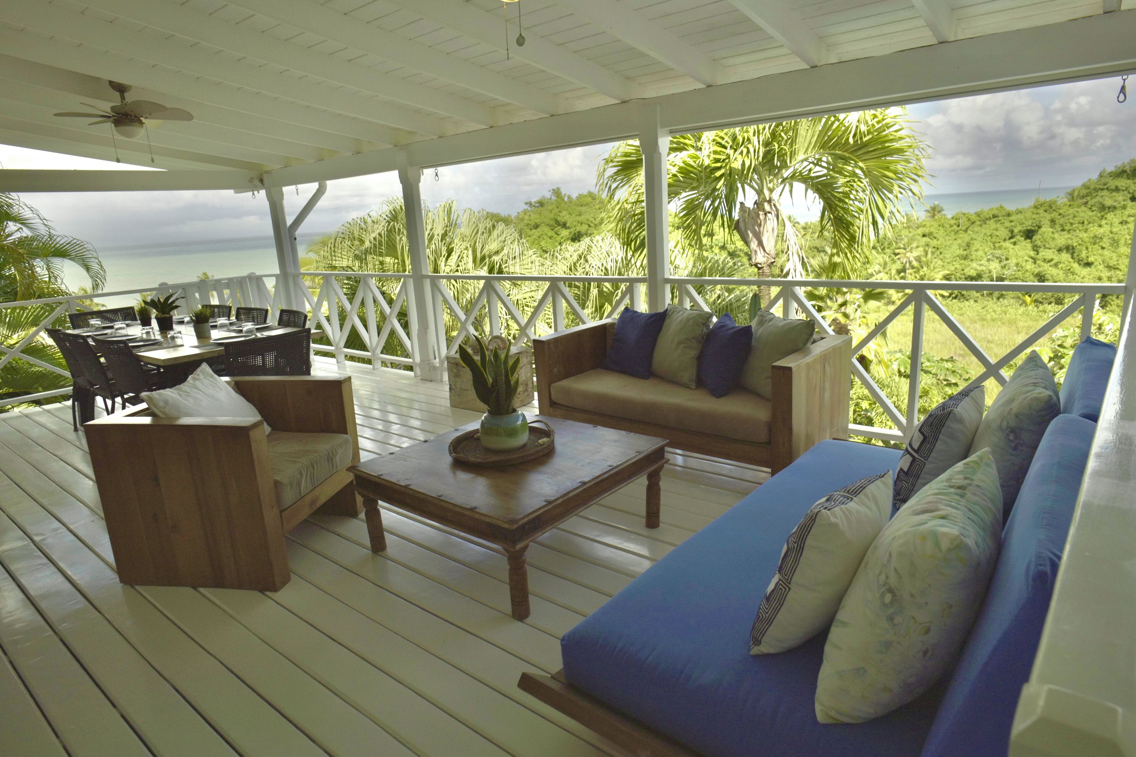 Villa Supérieure, vue plage | Coin séjour