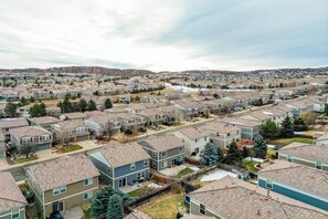 منظر من الجو على ارتفاع عالٍ