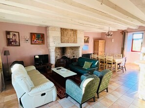 TV, DVD player, ping pong, stereo - Les Abeilles – Holiday home with private pool in the heart of Périgord Vert (La Chapelle-Faucher)