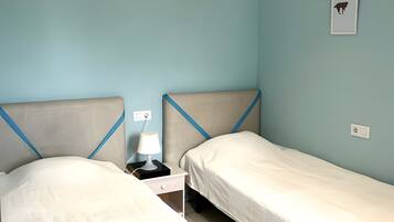 4 habitaciones, wifi gratis y ropa de cama