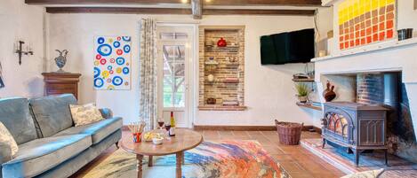 تلفزيون، مدفأة