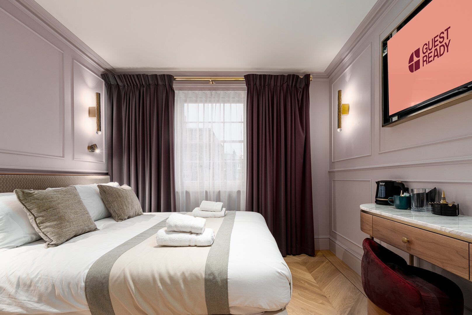 1 slaapkamer, een bureau, internet, beddengoed