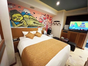 Quarto casal | Wi-Fi de cortesia, roupa de cama