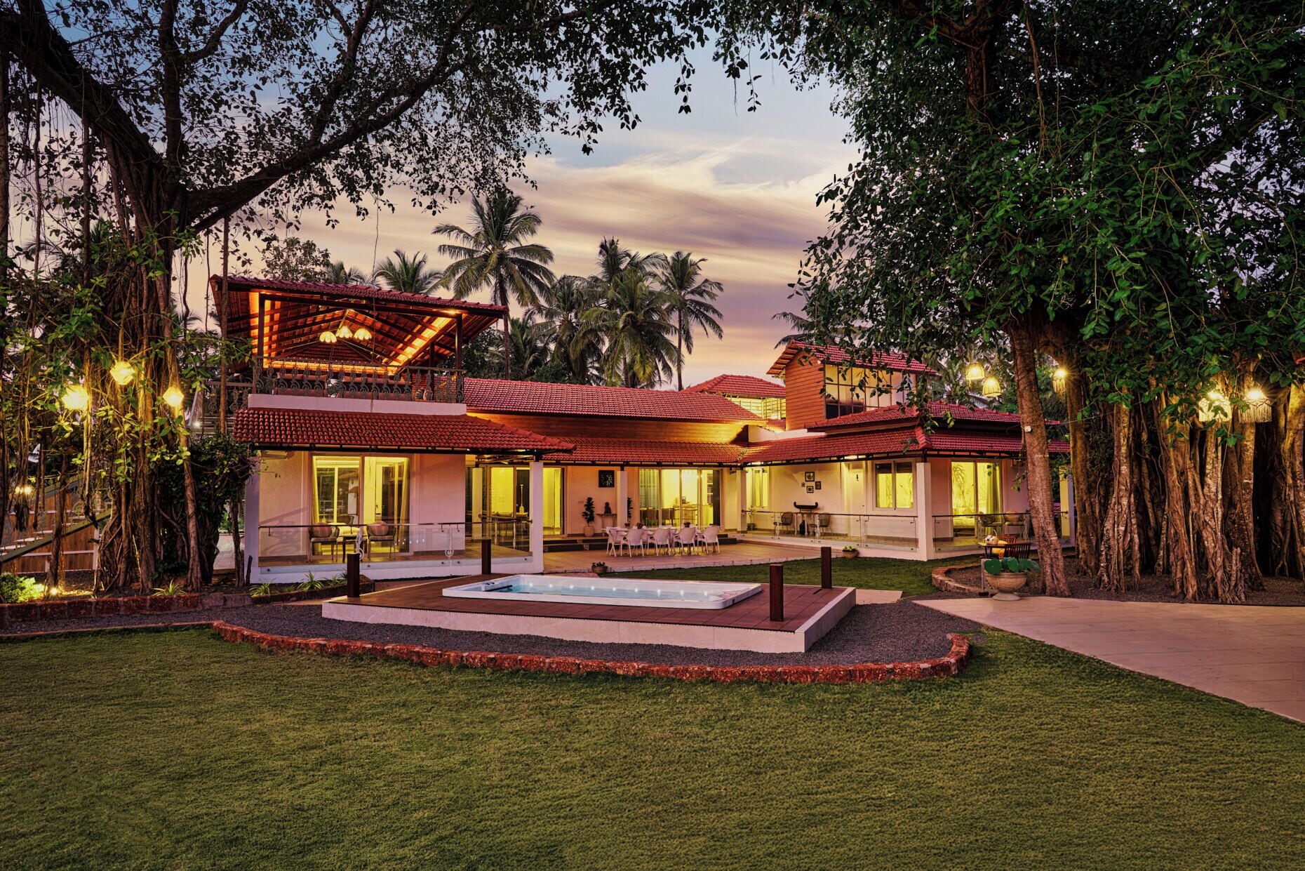 Fachada da propriedade