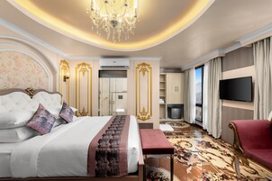 Sábanas de algodón egipcio, ropa de cama de alta calidad y minibar 