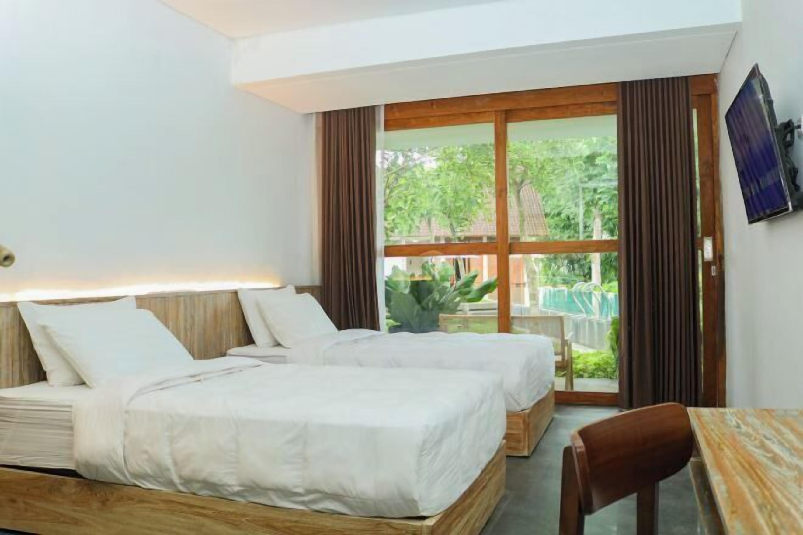 客房內保險箱、免費無線上網、床單