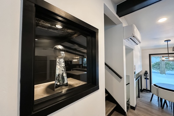 Replica of Vince Lombardi Trophy.