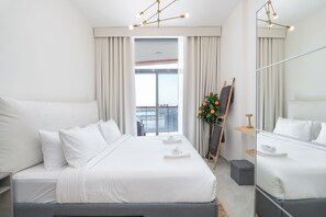 1 bedroom, in-room safe, iron/ironing board, free WiFi