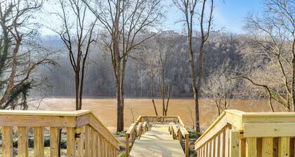 Steps to White River: Mountain View Home w/ Deck!
