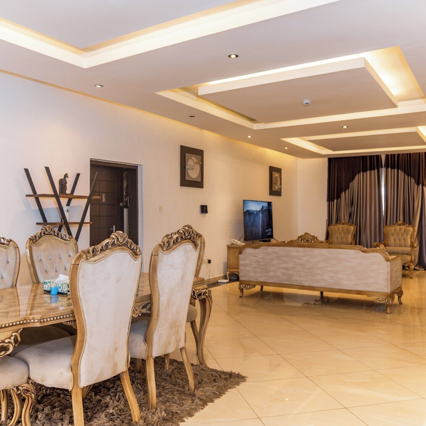 Family Apartment, Balcony, City View | Living area