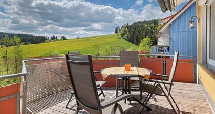 Ferienhaus 'Am Kussenhof' mit Bergblick, Balkon und Wi-Fi