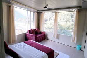 Executive Double Room, River View | Free WiFi - Ditya Destiny's JK River View Resort (Yamkeshwar)