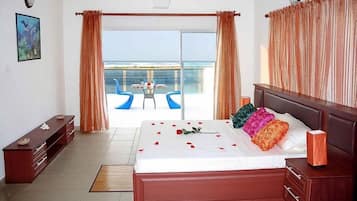 Economy-Apartment, Balkon, Stadtblick