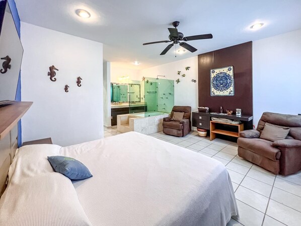 1 غرفة نوم وواي فاي مجانًا وملاءات أسرّة