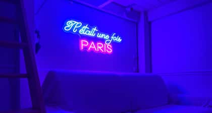 Adorable studio (mini duplex) a few minutes from the Eiffel Tower(+2 people)