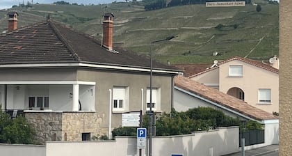 Le happynous cosy, air-conditioned, wifi, private parking