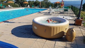 Apartment | Pool | Outdoor pool - Apartment in Tuscany Near Vineyards (Poppi)
