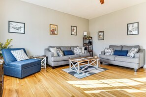 House (2 Bedrooms) | Interior - East End River Retreat: Dogs Welcome! (Madison)