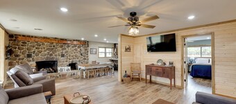 Near Blue Mountain Lake & ATV Trails: Cabin Escape