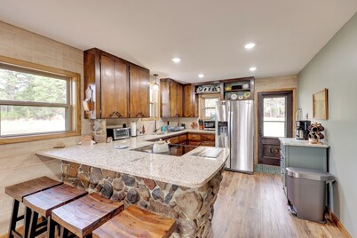 Near Blue Mountain Lake & ATV Trails: Cabin Escape