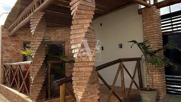 Majoituspaikan julkisivu