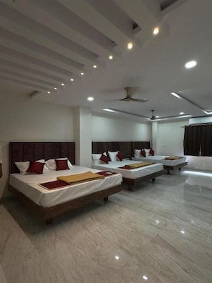 Premium bedding, desk, laptop workspace, soundproofing - ARUDRA RESIDENCY (Tiruvannamalai)