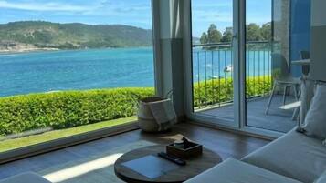 Hus Premium - balkong - havsutsikt | Värdeförvaringsskåp på rummet, ljudisolering och gratis wi-fi