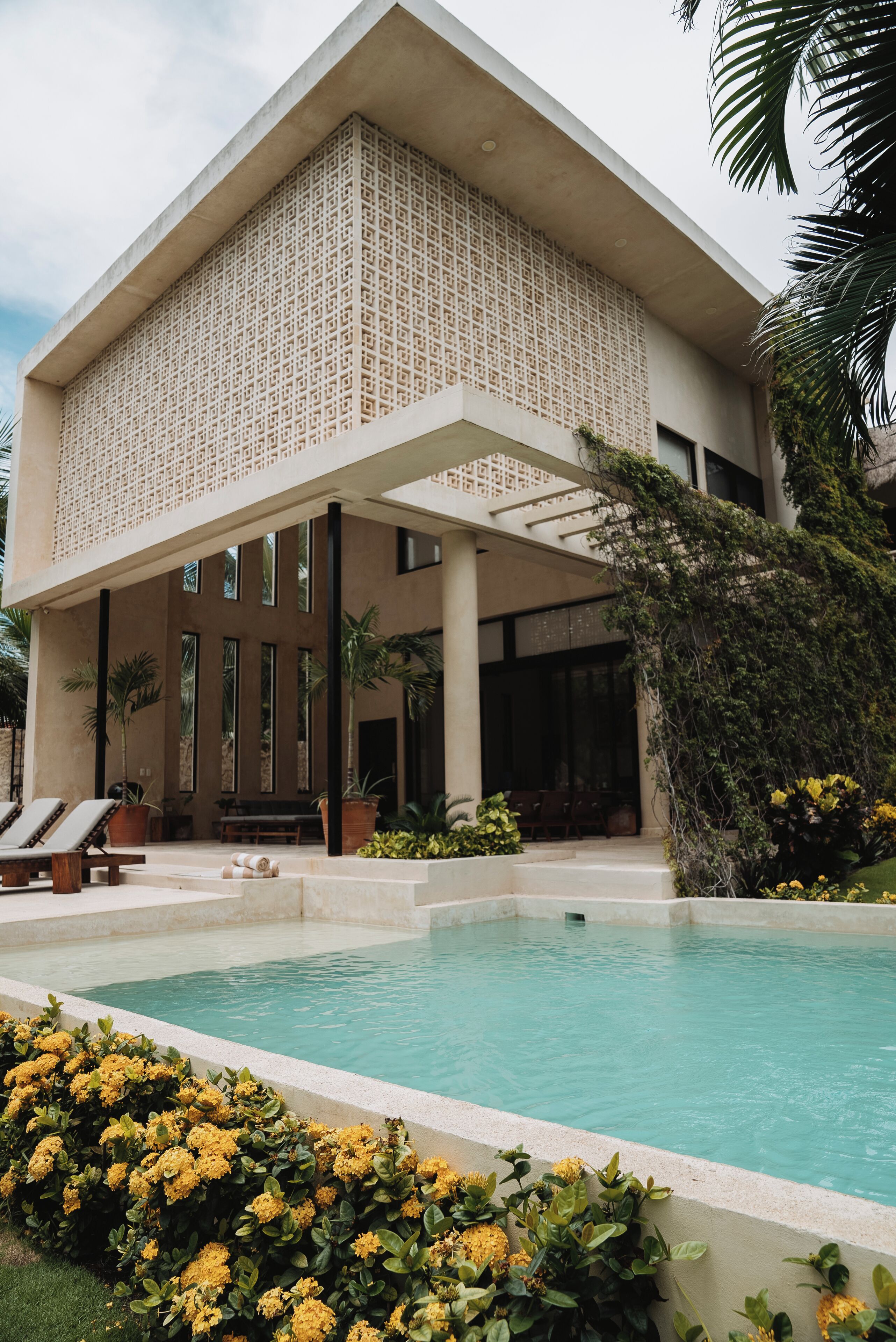 精品独立别墅, 使用泳池, 海湾景观 | 起居区