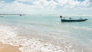 Accommodatie ligt op het strand