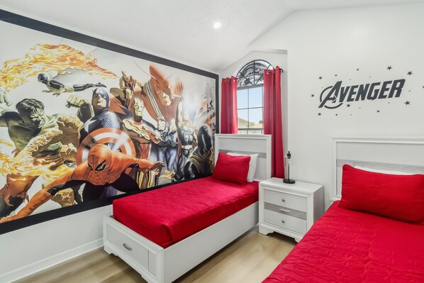 5 bedrooms, iron/ironing board, WiFi, bed sheets
