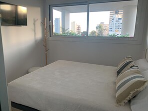 2 bedrooms, iron/ironing board, travel crib, WiFi
