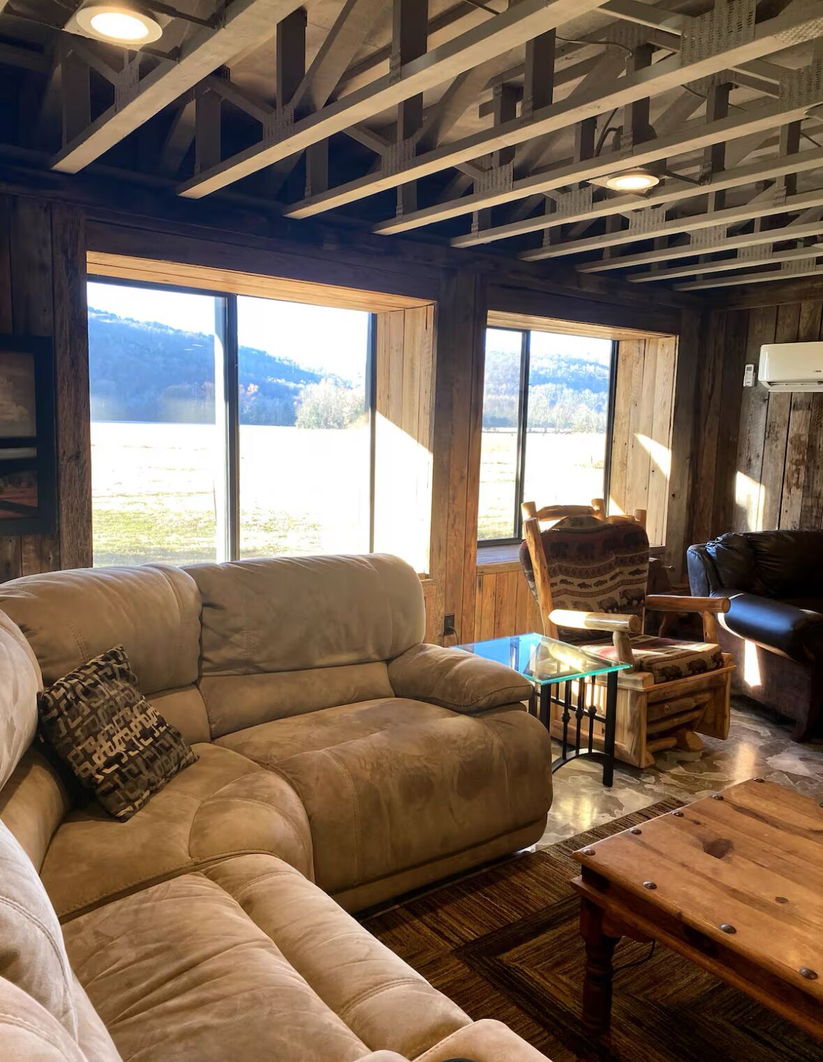 Cheminée, table de tennis de table