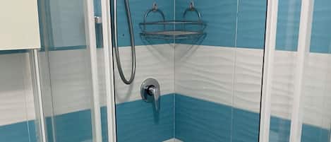 Shower, hair dryer, bidet, soap