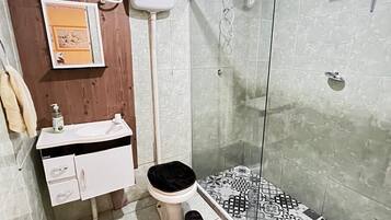 Shower, toilet paper