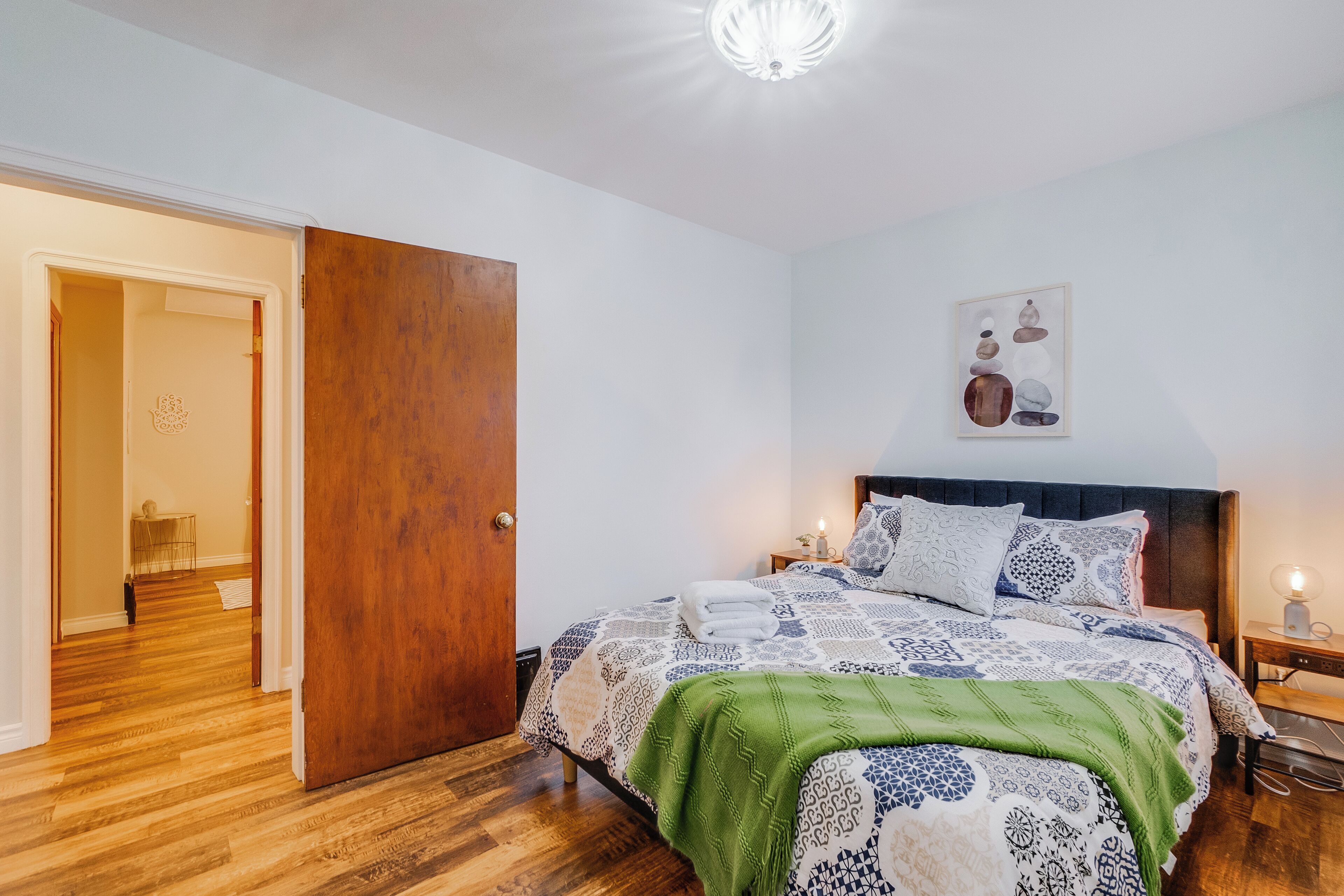 4 soverom, strykejern/-brett, reiseseng for barn og wi-fi (inkludert)