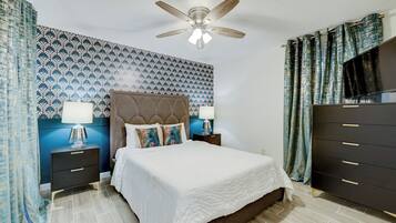 2 bedrooms, desk, iron/ironing board, free WiFi