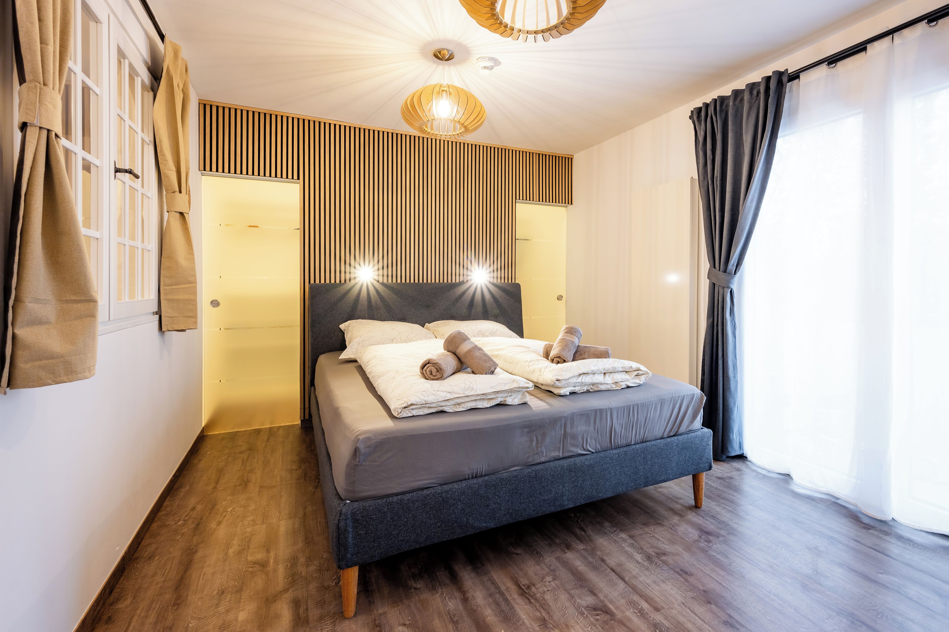 1 bedroom, iron/ironing board, travel crib, free WiFi