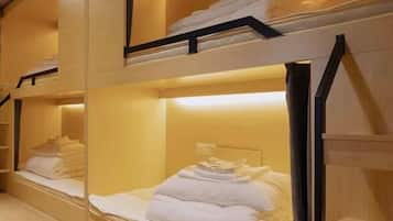 Classic Shared Dormitory, Women only, City View | Desk, laptop workspace, blackout curtains, free WiFi