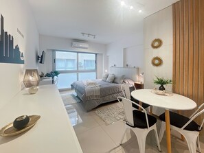 Studio, 1 Tempat Tidur Double dengan tempat tidur Sofa | 1 kamar tidur dan didekorasi berbeda-beda