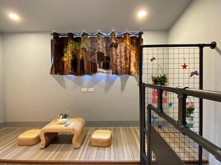 Loft famĆlia | 1 quarto, quartos Ć prova de som, Wi-Fi de cortesia