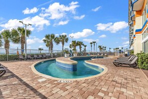 Indoor pool, outdoor pool