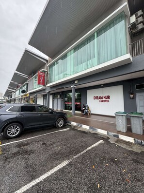 Voorkant van accommodatie