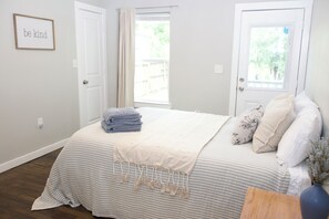 3 bedrooms, iron/ironing board, travel cot, WiFi