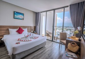 Senior Double or Twin Room, City View | Hypo-allergenic bedding, in-room safe, blackout curtains, soundproofing - Astica Hotel Nha Trang  (Nha Trang)