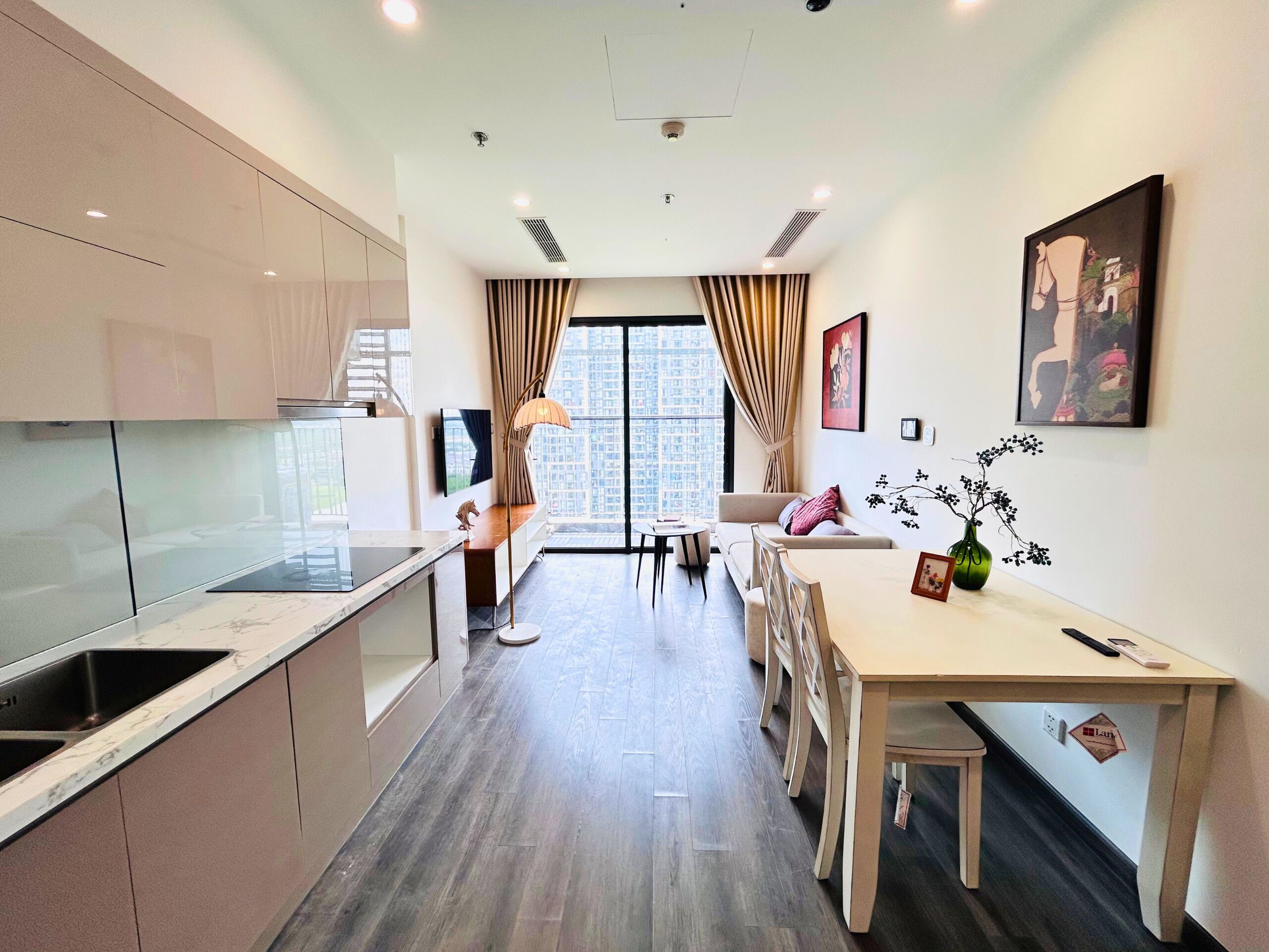 Deluxe Apartment, 1 Bedroom, Park View | Private kitchen