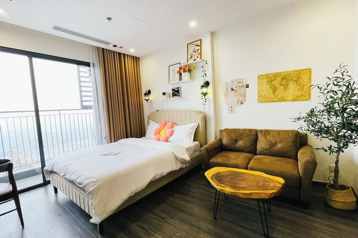 1 Schlafzimmer, Schreibtisch, laptopgeeigneter Arbeitsplatz