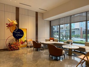 Sala de estar en el lobby