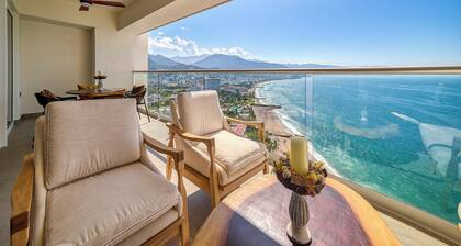 Ocean front apartment 2 bedrooms 6 people, 100 % equipped, beachfront