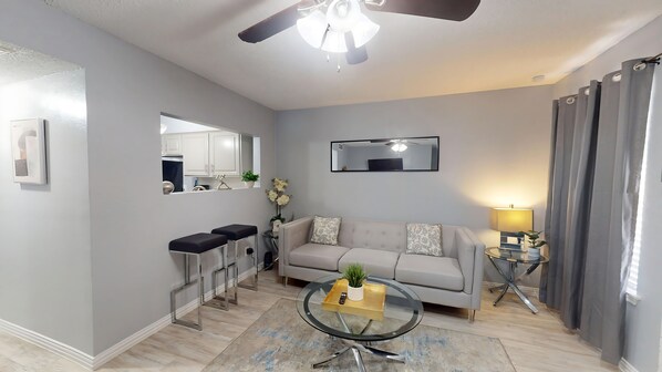 Smart TV, fireplace, offices